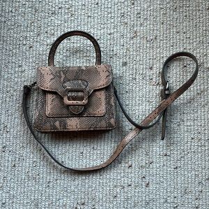 Faux snake skin Urban Outfitters mini purse